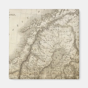 Schweden, Dänemark, Norwegen Magnet