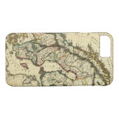 Schweden, Dänemark, Norwegen mit den Grenzen Case-Mate iPhone Hülle (Rückseite (Horizontal))