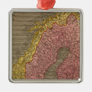 Schweden, Dänemark, Norwegen Ornament Aus Metall