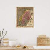 Schweden, Dänemark, Norwegen Poster (Küche)