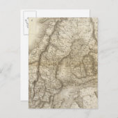 Schweden, Dänemark, Norwegen Postkarte (Vorne/Hinten)