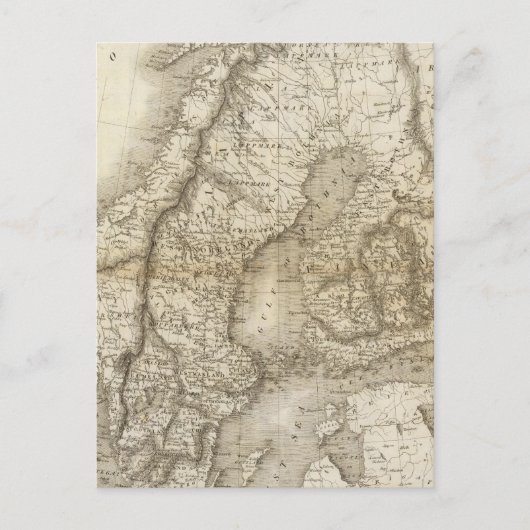 Schweden, Dänemark, Norwegen Postkarte (Vorderseite)