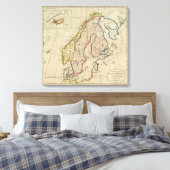 Schweden, Dänemark, Norwegen und Finnland 3 Leinwanddruck (Insitu (Schlafzimmer))