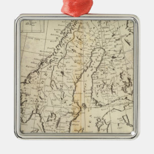 Schweden, Dänemark, Norwegen und Finnland Ornament Aus Metall