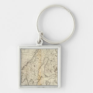 Schweden, Dänemark, Norwegen und Finnland Schlüsselanhänger