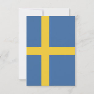Schweden Dankeskarte