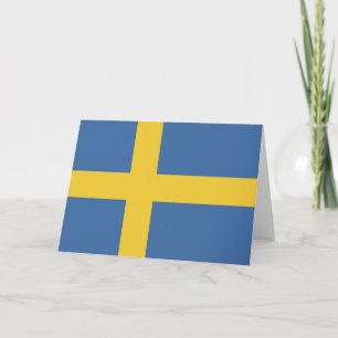 Schweden Dankeskarte
