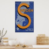 Schweden Das ist der Ort Poster (Küche)