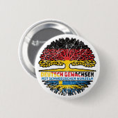 Schweden Deutschland Baum Button (Vorne & Hinten)