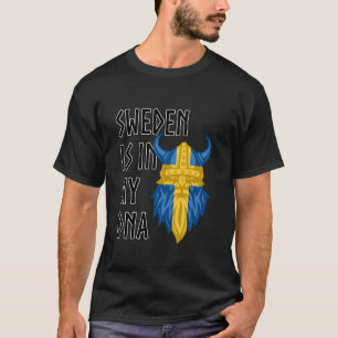 Schweden DNA Schwedische Flagge Viking Geschenke S T-Shirt
