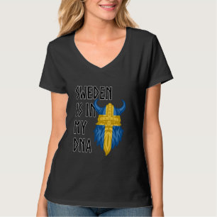 Schweden DNA Schwedische Flagge Viking Geschenke S T-Shirt
