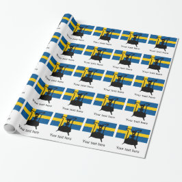 Schweden | Druckofen Geschenkpapier