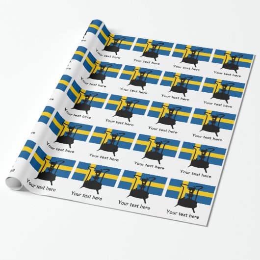 Schweden | Druckofen Geschenkpapier (Ungerollt)
