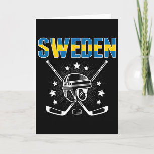 Schweden Eishockey-Liebhaber-Trikot - Schwedischer Karte