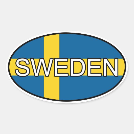 Schweden Euro Sticker (Vorderseite)