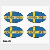 Schweden Euro Sticker (Blatt)