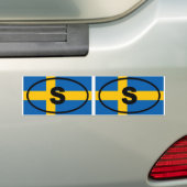 Schweden - Europas Oval Autoaufkleber (Auf Auto)
