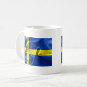 Schweden Flag Coffee Tasse (Vorderseite Links)
