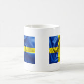 Schweden Flag Coffee Tasse (Mittel)