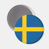 Schweden Flag Magnet (Vorderseite/Rückseite)