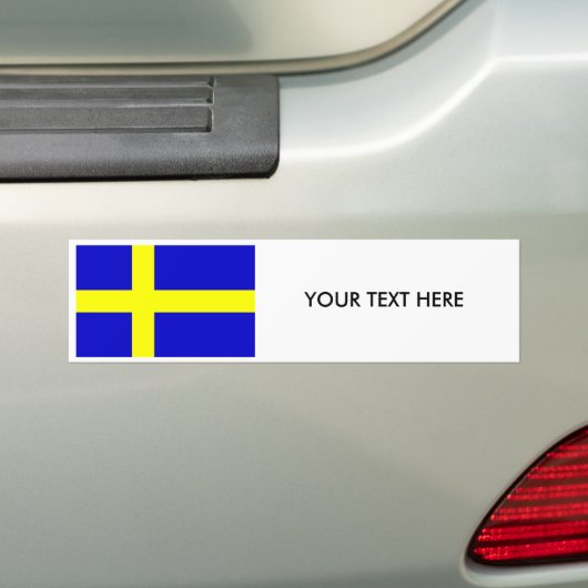 SCHWEDEN-FLAGGE Autoaufkleber (Auf Auto)