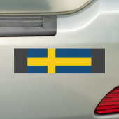 Schweden-Flagge Autoaufkleber (Auf Auto)