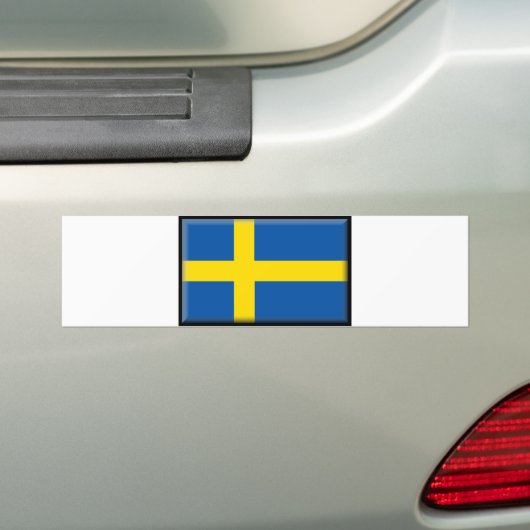 Schweden-Flagge Autoaufkleber (Auf Auto)
