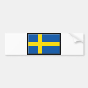 Schweden-Flagge Autoaufkleber