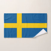 Schweden-Flagge Badhandtuch Set (Handtuch)