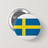 Schweden-Flagge Button (Vorne & Hinten)