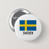 Schweden-Flagge Button (Vorne & Hinten)