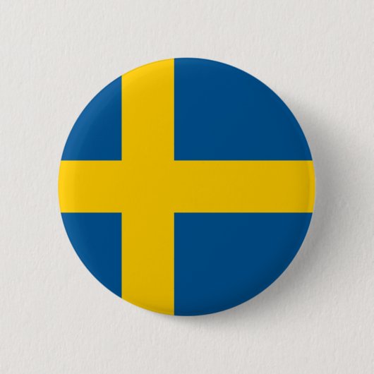 Schweden-Flagge Button (Vorderseite)
