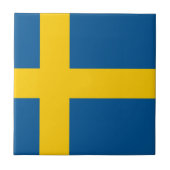 Schweden-Flagge Fliese (Vorderseite)