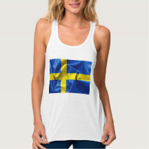 Schweden Flagge Frauentank