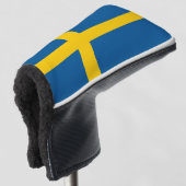 Schweden-Flagge Golf Headcover (3/4 Vorderseite)