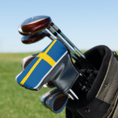 Schweden-Flagge Golf Headcover (In Situ)