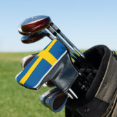 Schweden-Flagge Golf Headcover (In Situ)