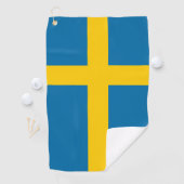 Schweden-Flagge Golfhandtuch (Insitu)
