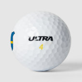 Schweden Flagge Grand Patriotic Golfball (Logo)