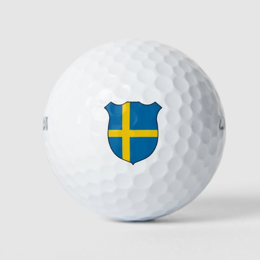 Schweden Flagge Grand Patriotic Golfball (Vorderseite)