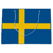 Schweden-Flagge Große Geschenktüte (Vorderseite)