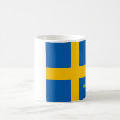 Schweden-Flagge Kaffeetasse (Mittel)