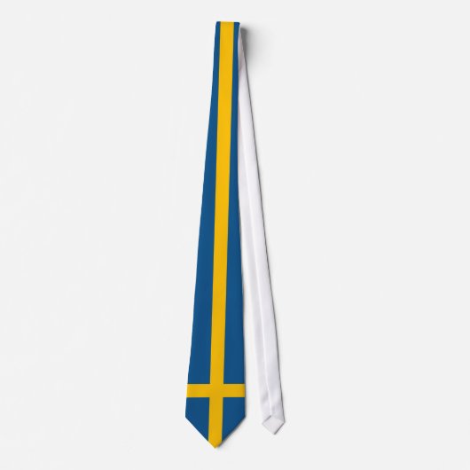 Schweden-Flagge Krawatte (Vorderseite)