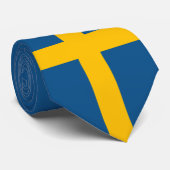 Schweden-Flagge Krawatte (Gerollt)
