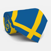 Schweden-Flagge Krawatte (Gerollt)