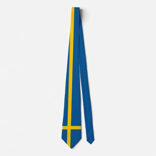 Schweden-Flagge Krawatte (Vorderseite)