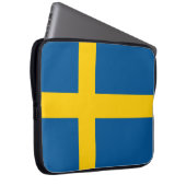 Schweden-Flagge Laptopschutzhülle (Vorne Rechts)