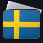 Schweden-Flagge Laptopschutzhülle<br><div class="desc">Suchen Sie "wowsmiley" nach mehr Produkten wie dieses.</div>