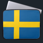 Schweden-Flagge Laptopschutzhülle<br><div class="desc">Suchen Sie "wowsmiley" nach mehr Produkten wie dieses.</div>