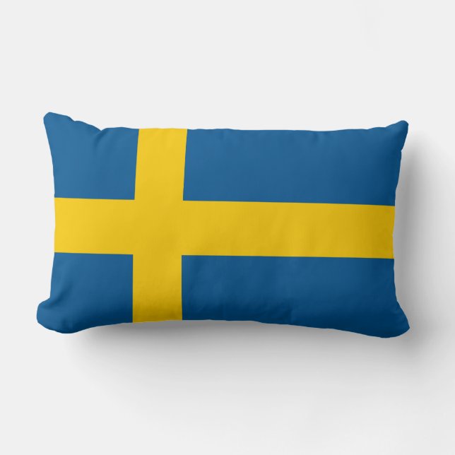Schweden-Flagge Lendenkissen (Vorderseite)